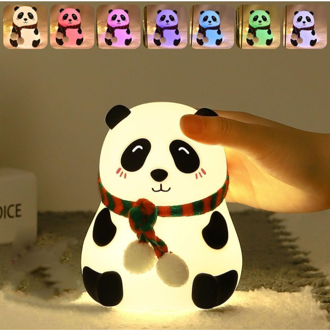 Panda touch night lamp