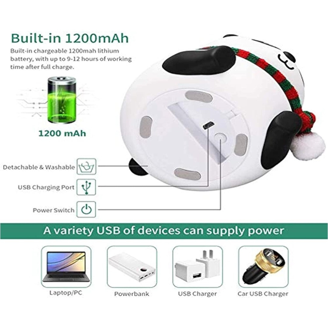 Panda touch night lamp