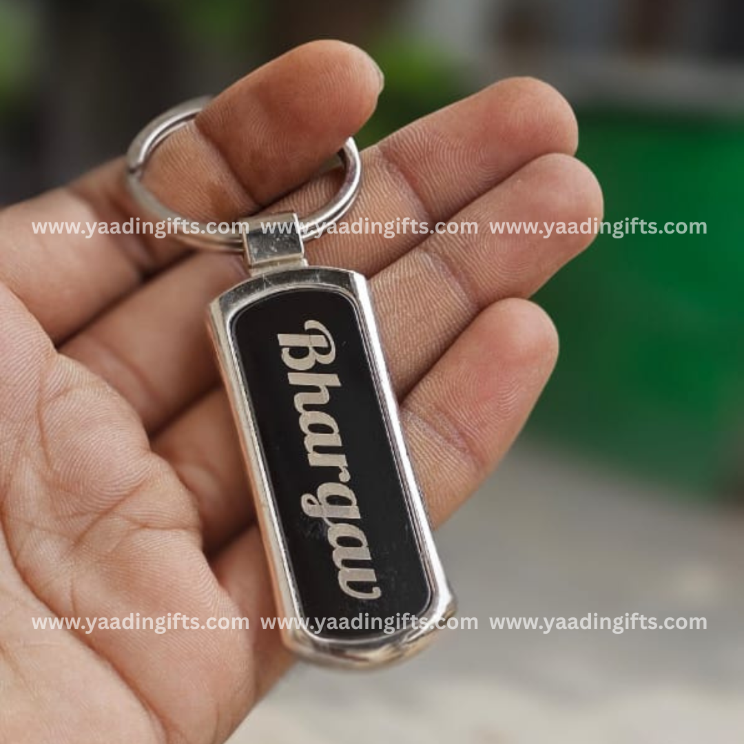 Name keychain - Metal
