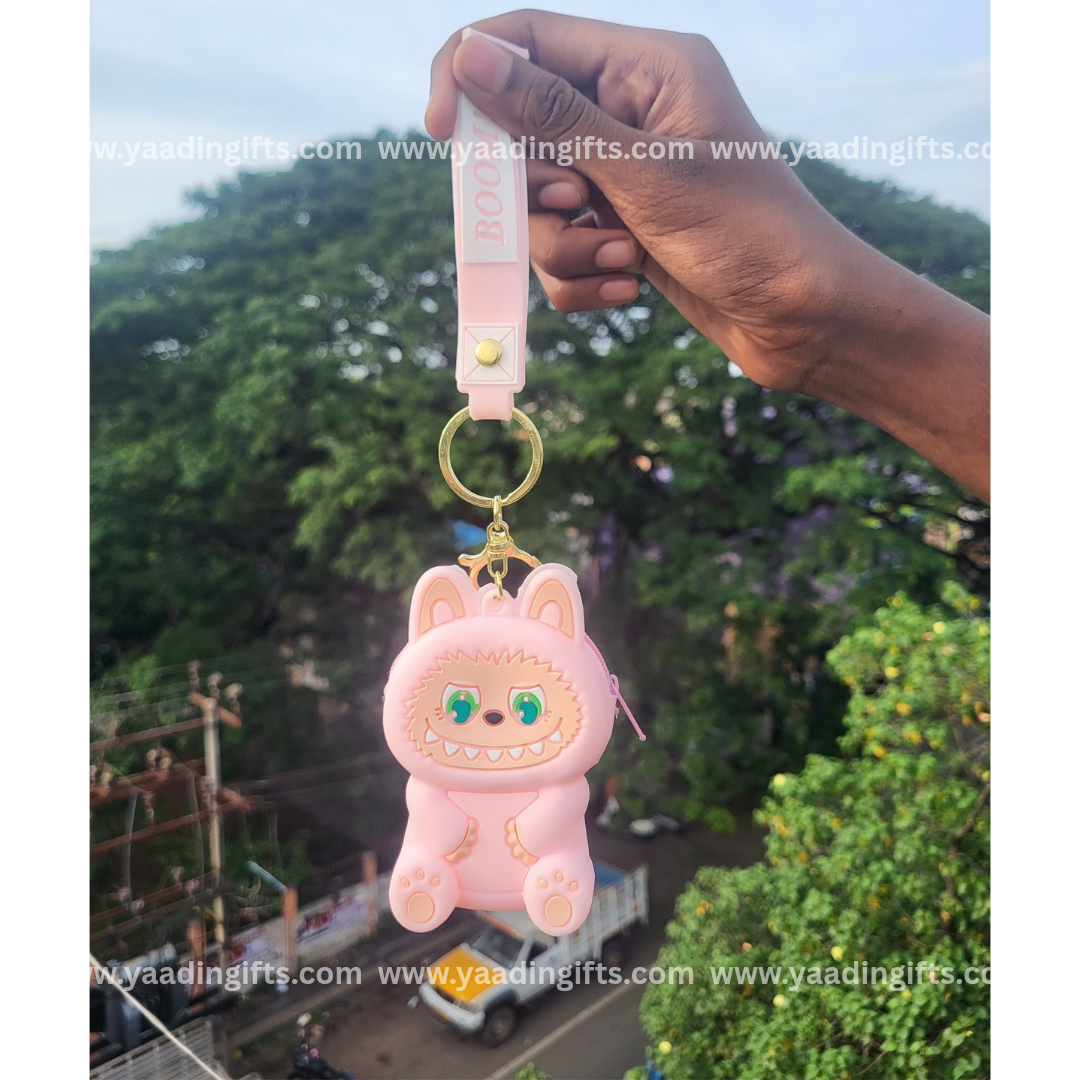 Labubu keychain & coin pouch