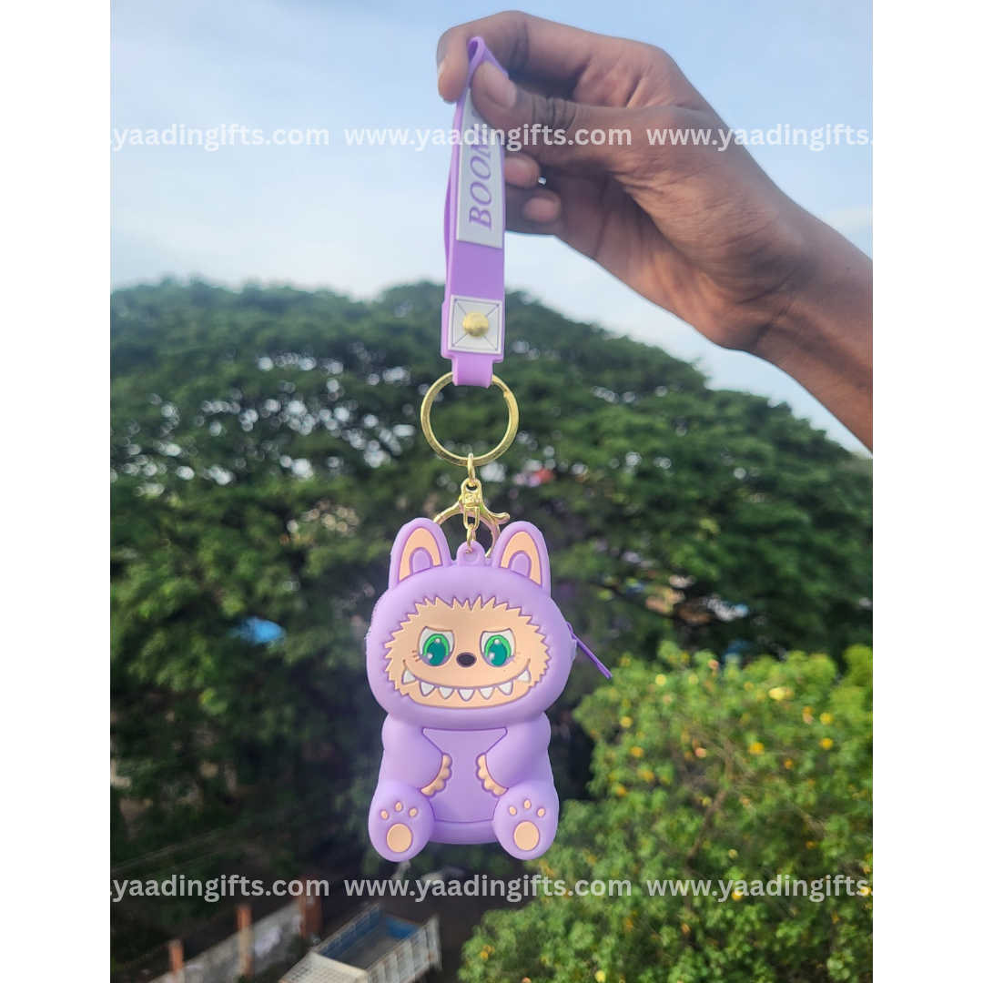 Labubu keychain & coin pouch