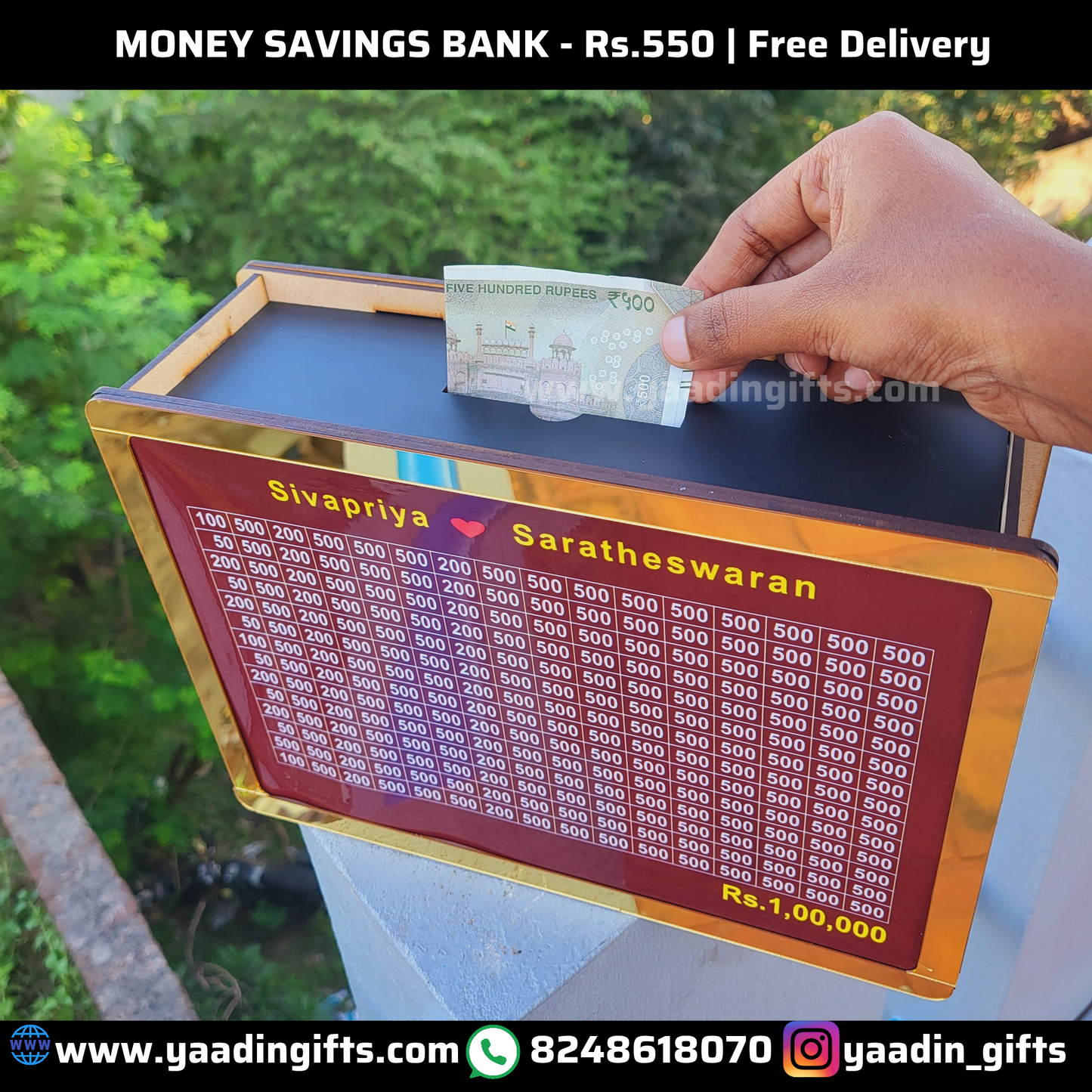 Money savings box