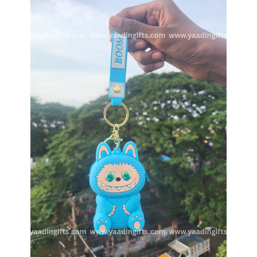 Labubu keychain & coin pouch