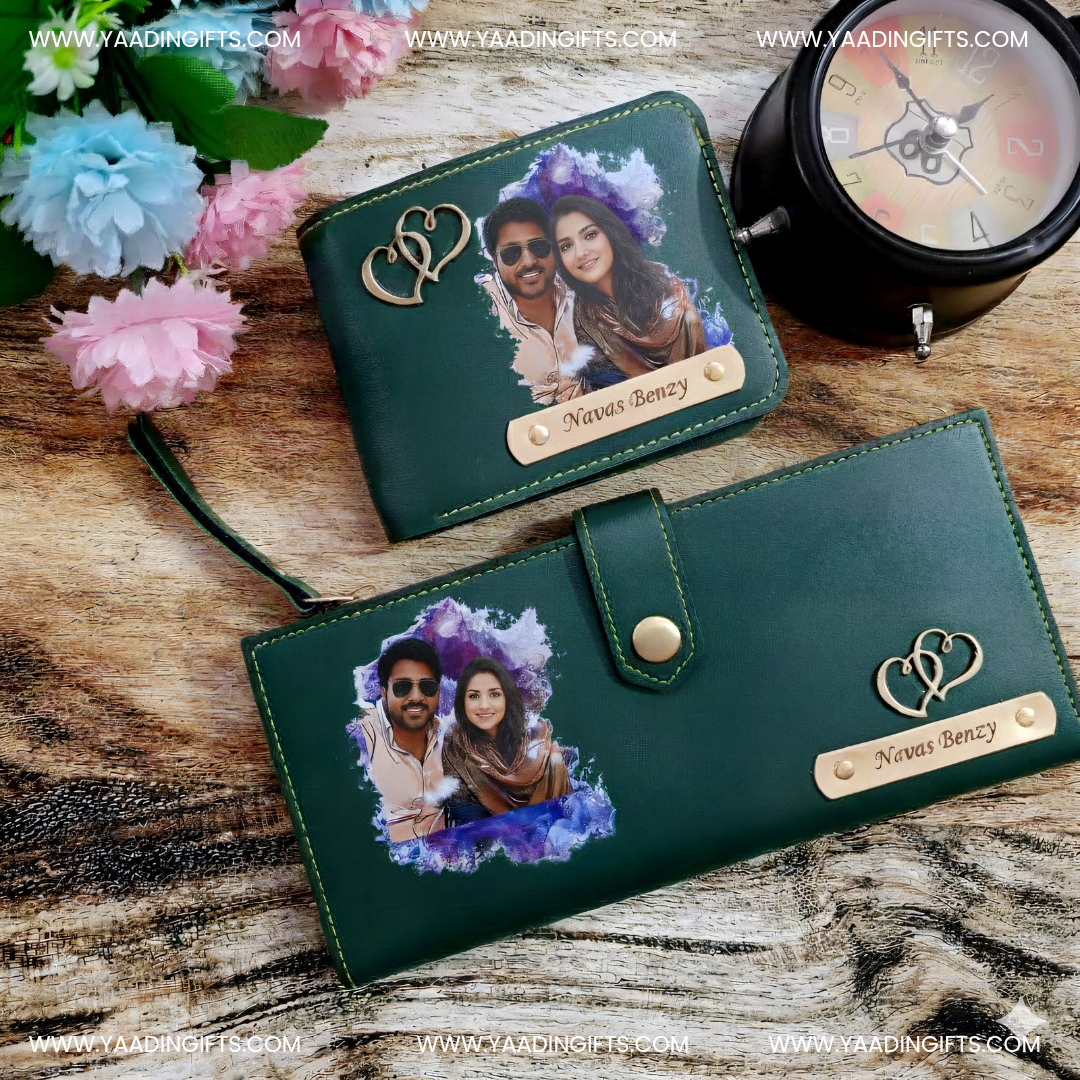Couple combo - colour photo wallet