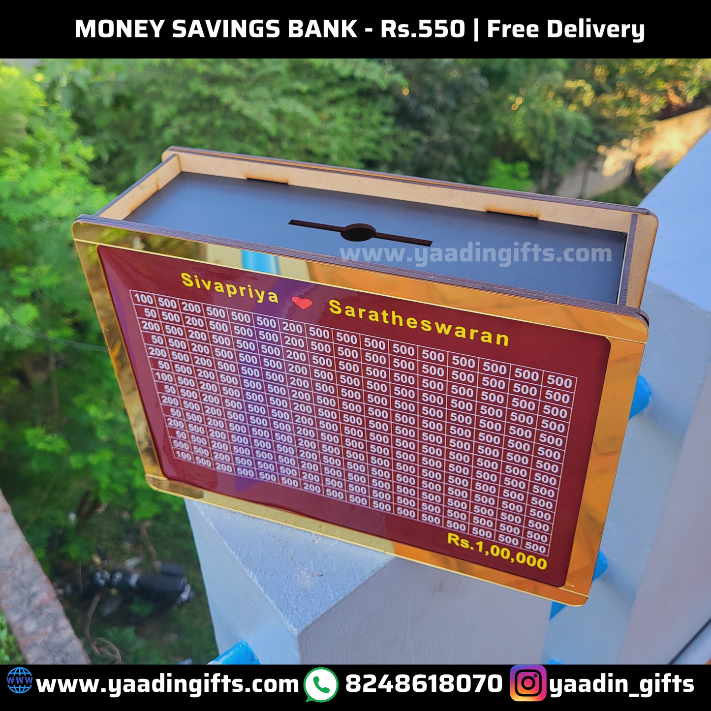 Money savings box