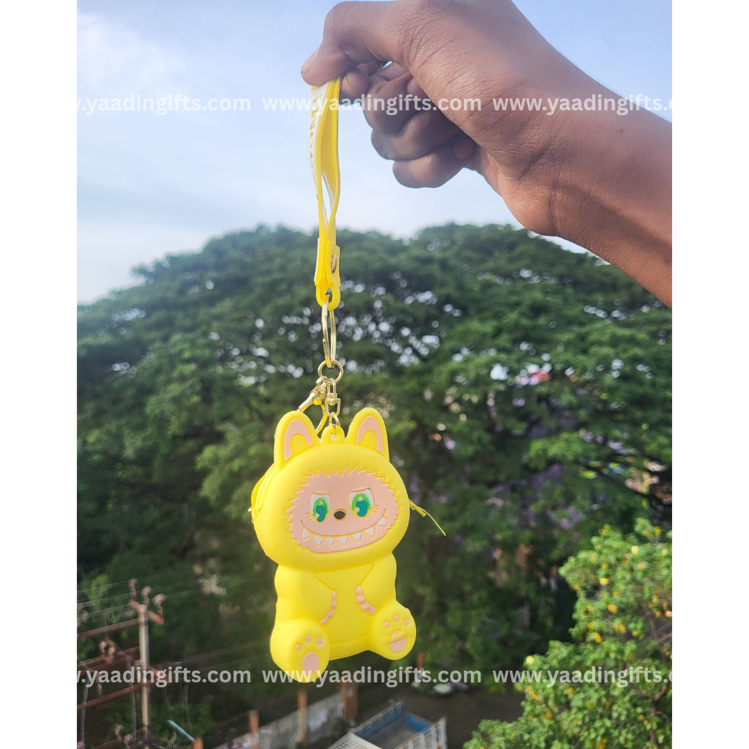 Labubu keychain & coin pouch