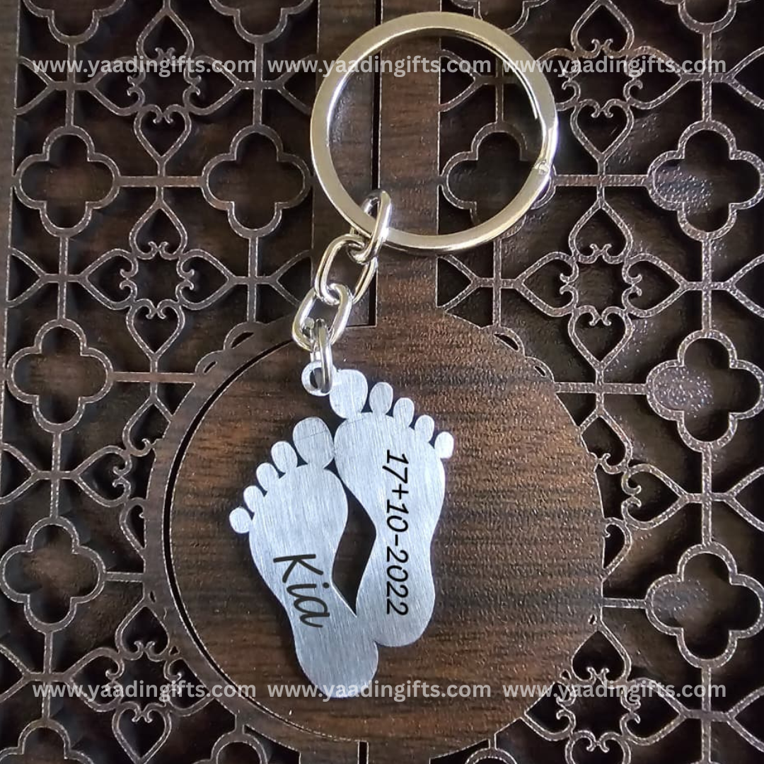 Baby foot keychain - A
