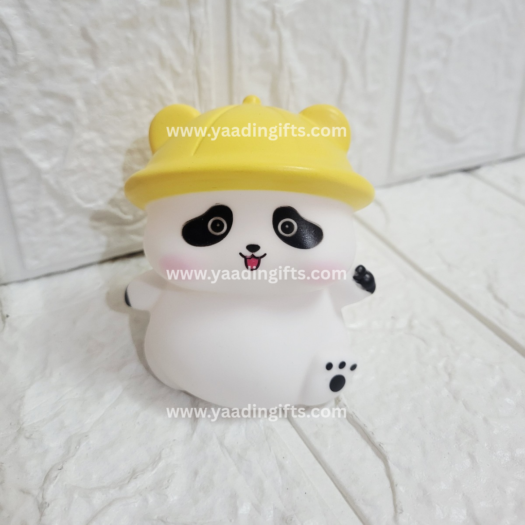 Yellow cap panda
