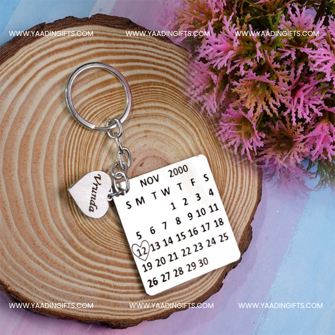 Calender keychain - C