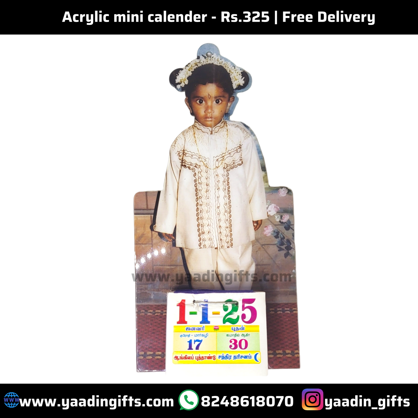 Acrylic mini calender