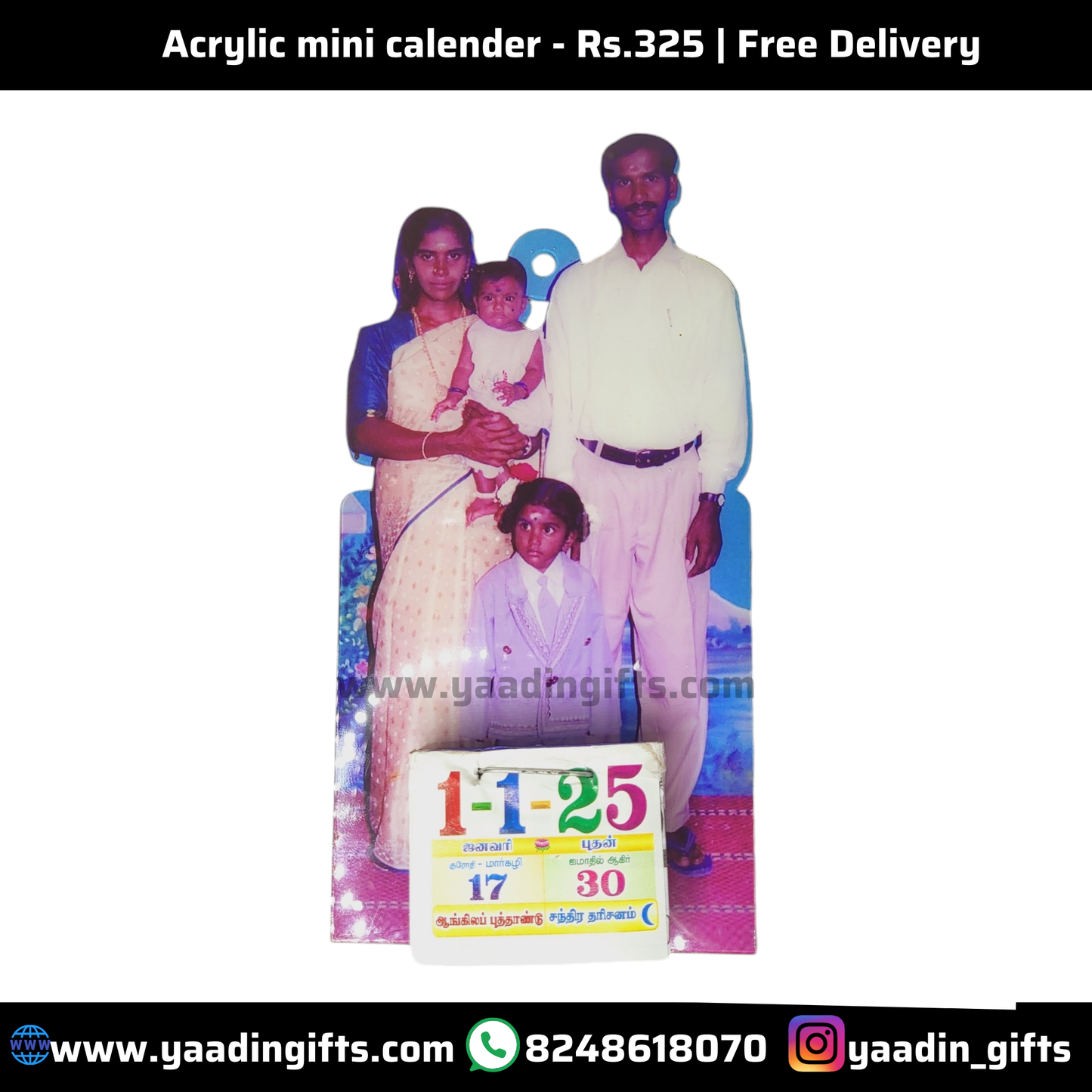 Acrylic mini calender