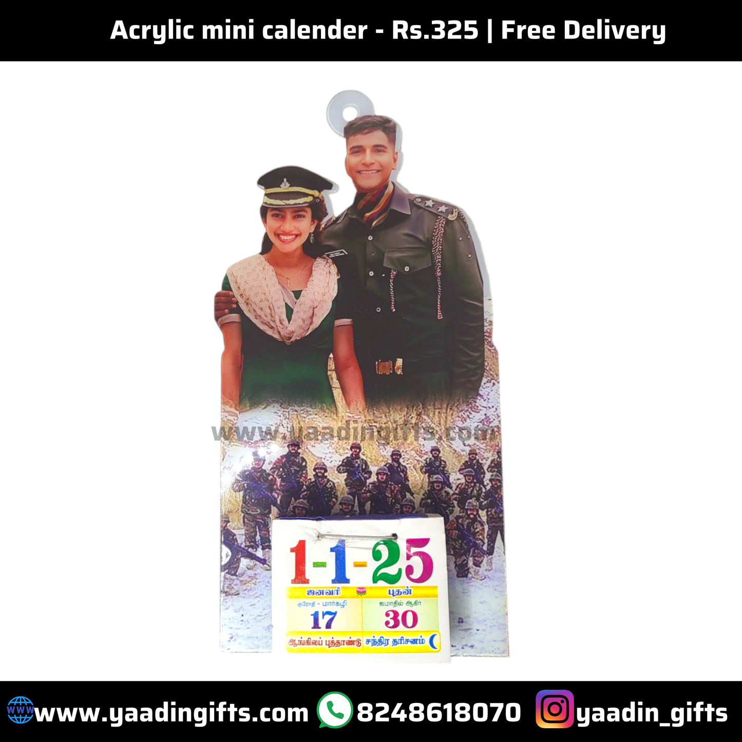Acrylic mini calender
