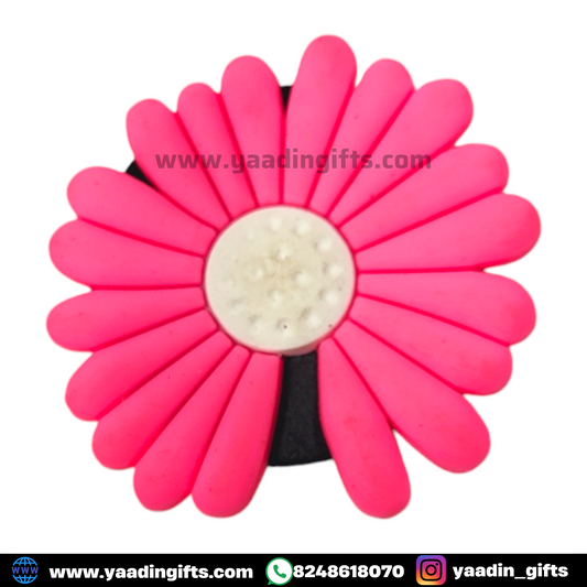 Pink Flower Pop Socket