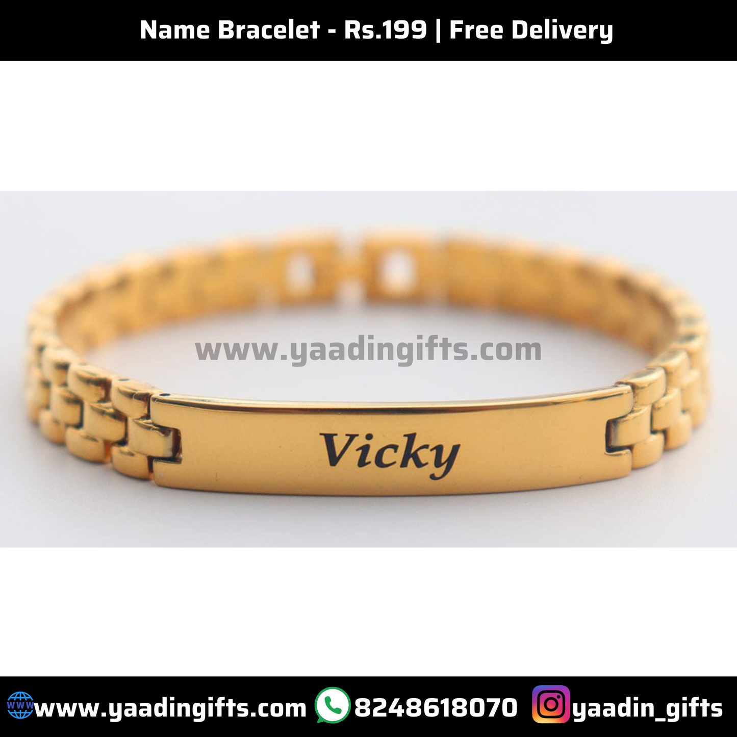 Name bracelet