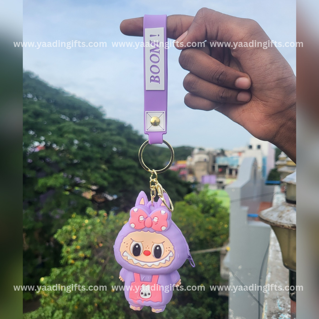 Labubu keychain & coin pouch