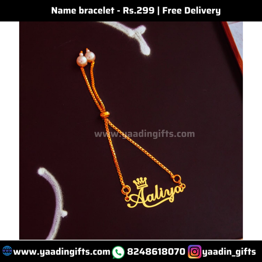 Name bracelet