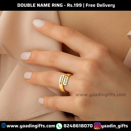 Double name ring