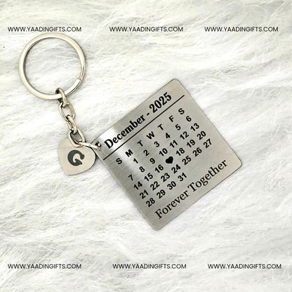 Calender keychain - C