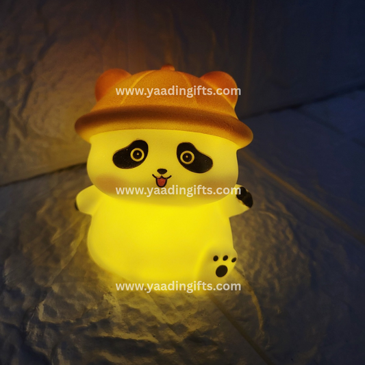 Yellow cap panda