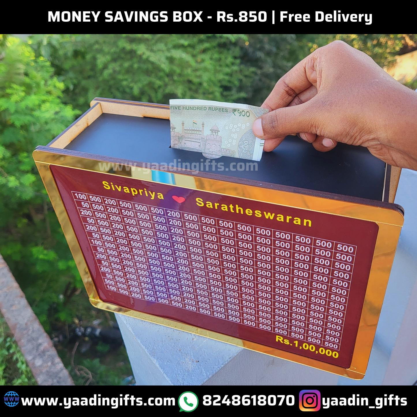 Money savings box