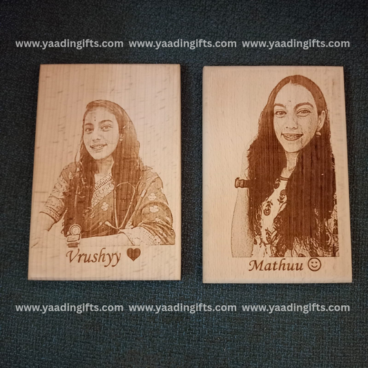 Wooden frame engrave