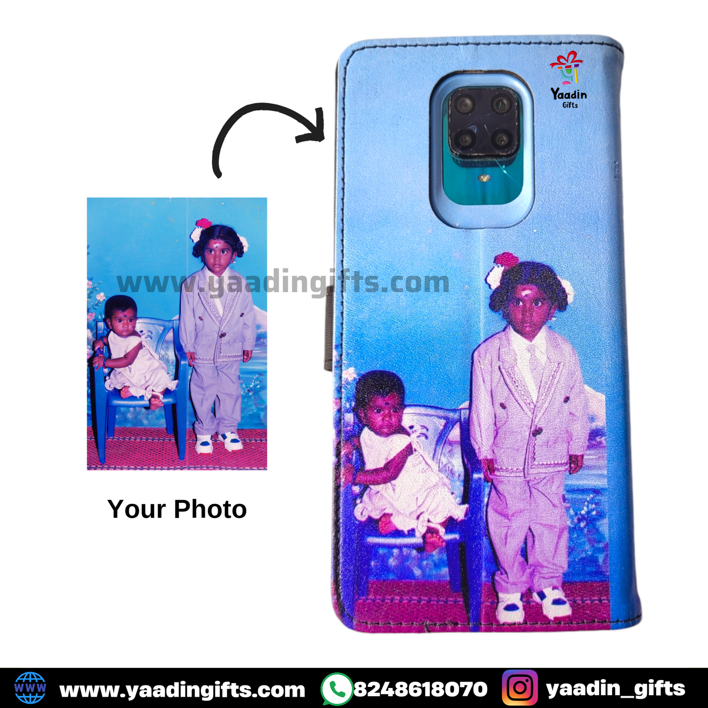 Photo Flip Leather Mobile Case