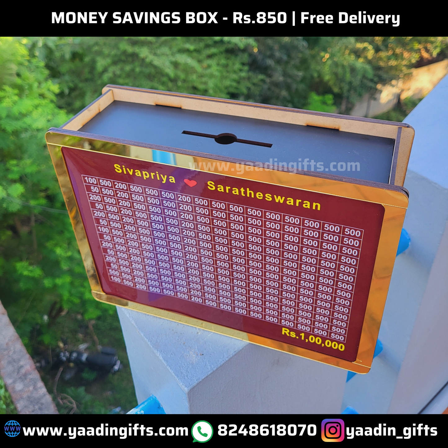 Money savings box