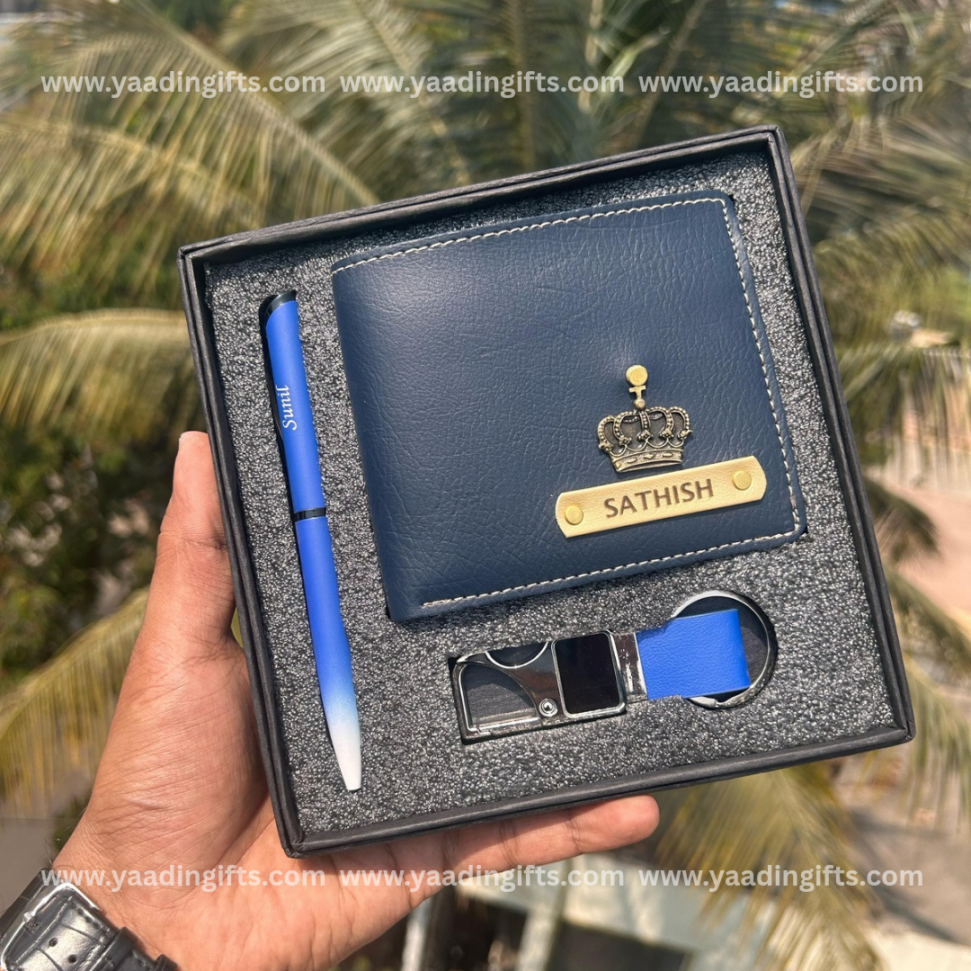 Mens combo - Wallet, pen, hook keychain - C