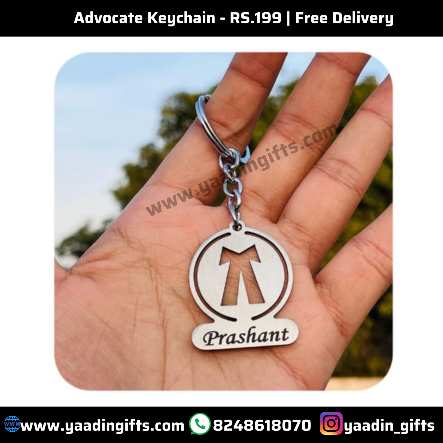 Advocate Logo Keychain