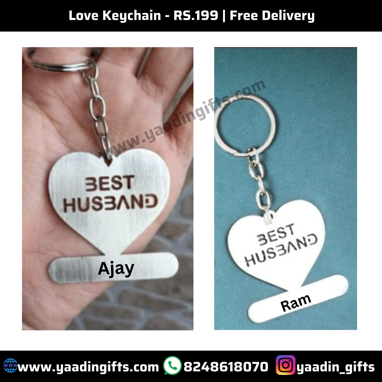 Best Husband Kecyhain