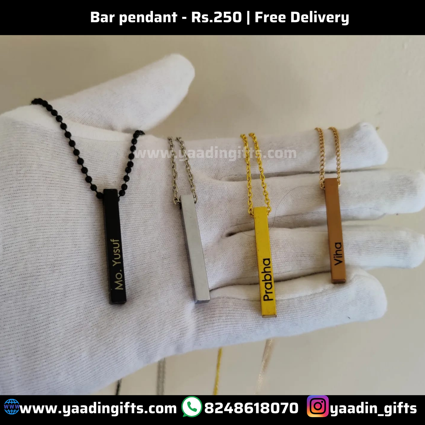 Bar pendant