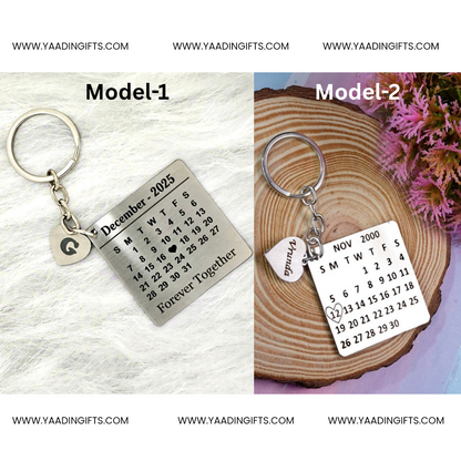 Calender keychain - C