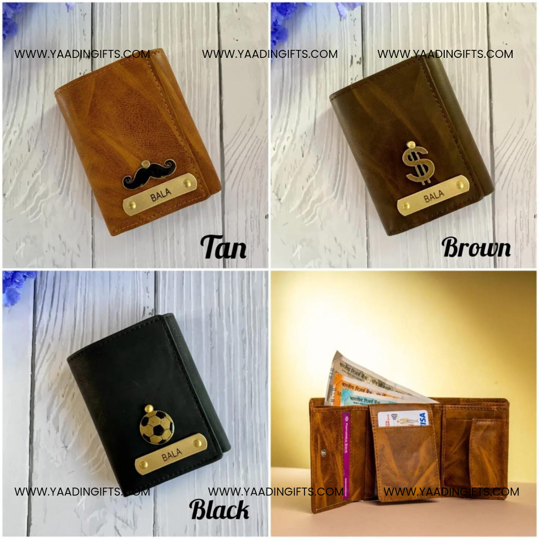 Unisex 3 fold wallet - C