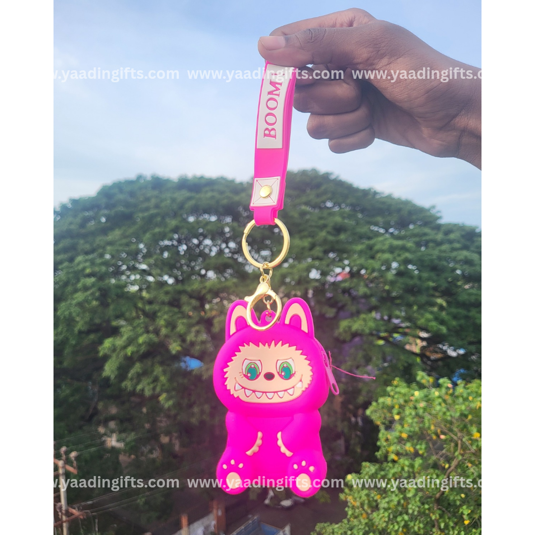 Labubu keychain & coin pouch