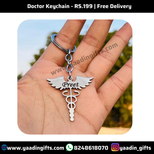 Doctor Logo Keychain