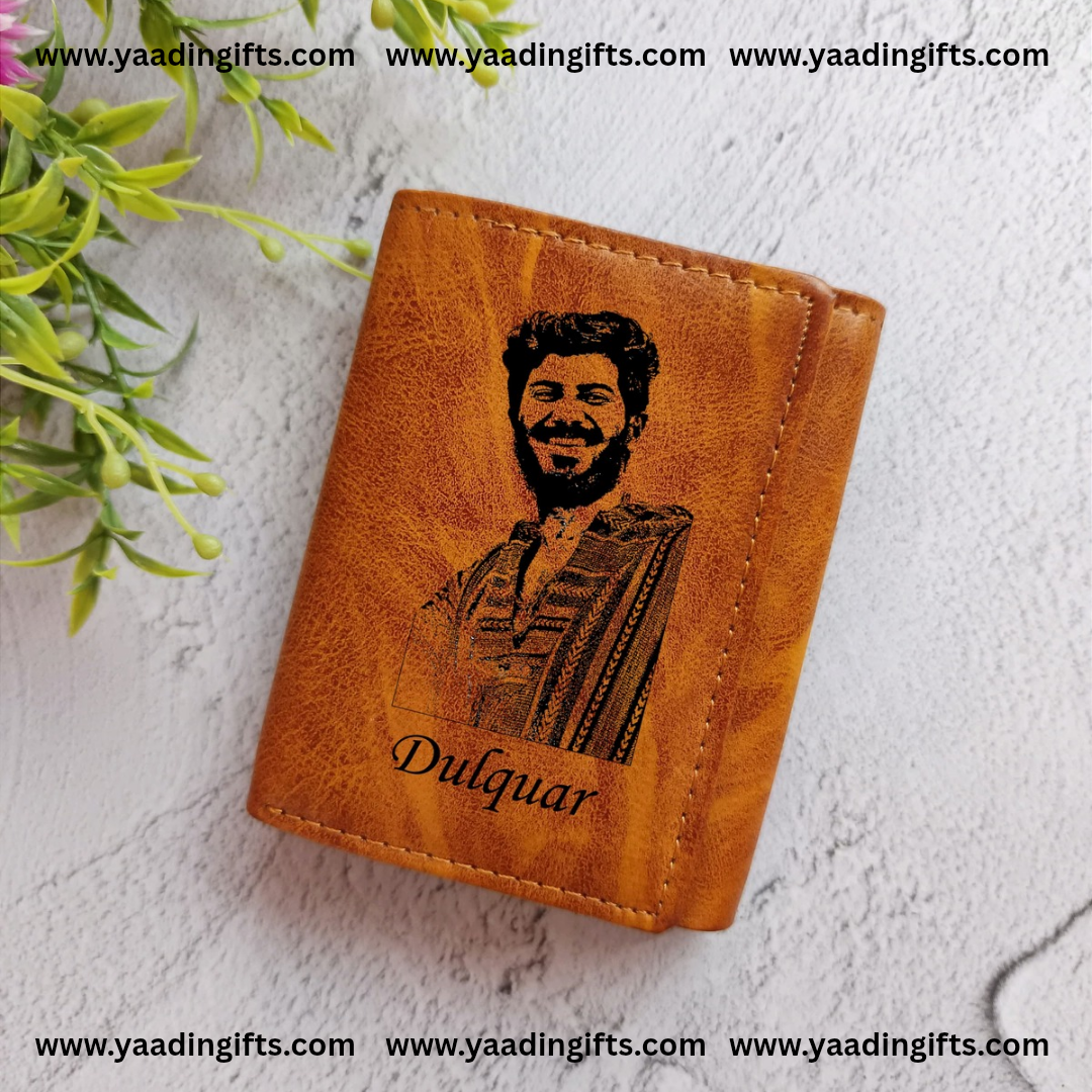 Mens 3 fold sketch wallet