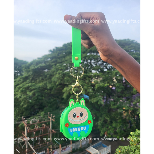 Labubu keychain & coin pouch