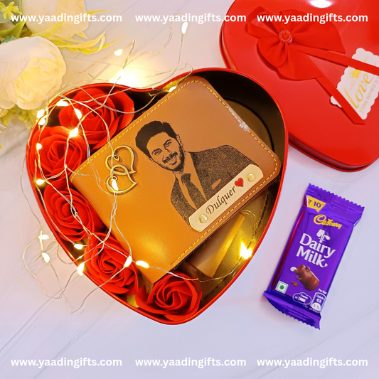 Valentine special mens photo wallet