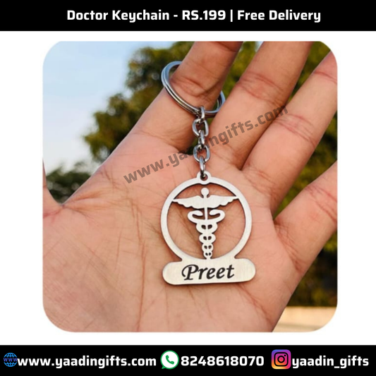 Doctor Logo Keychain