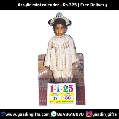 Acrylic mini calender