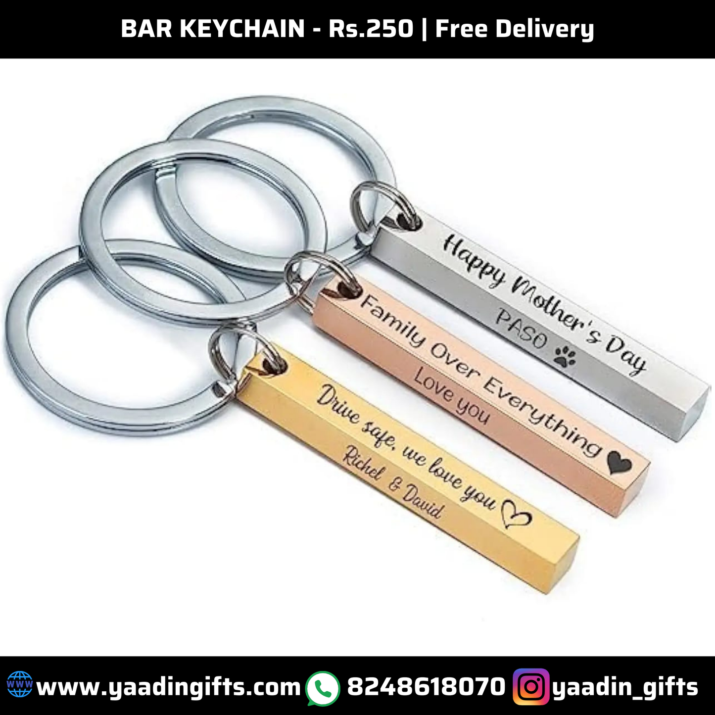 Bar keychain